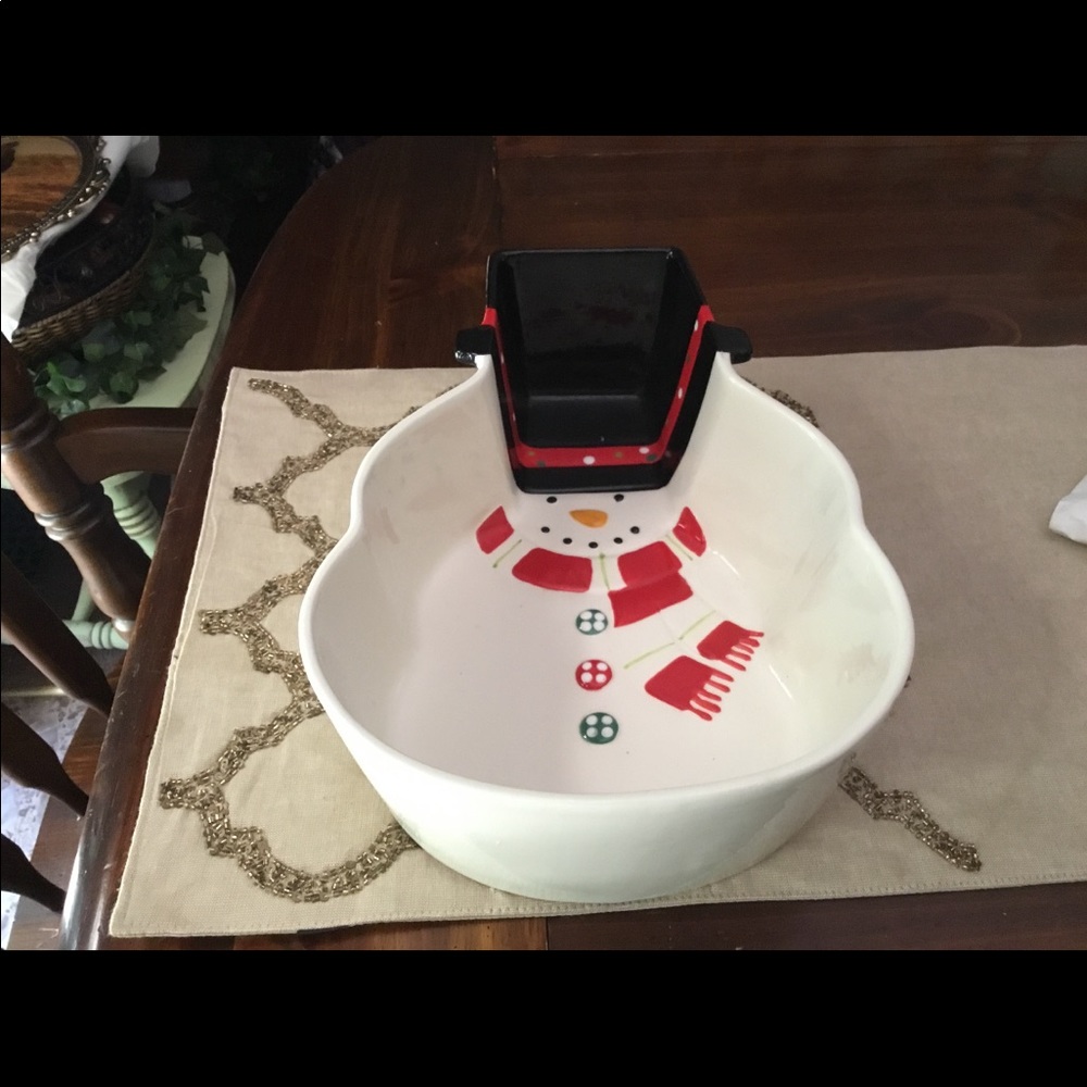 Snowman Decorative Container - Picture 2 of 5